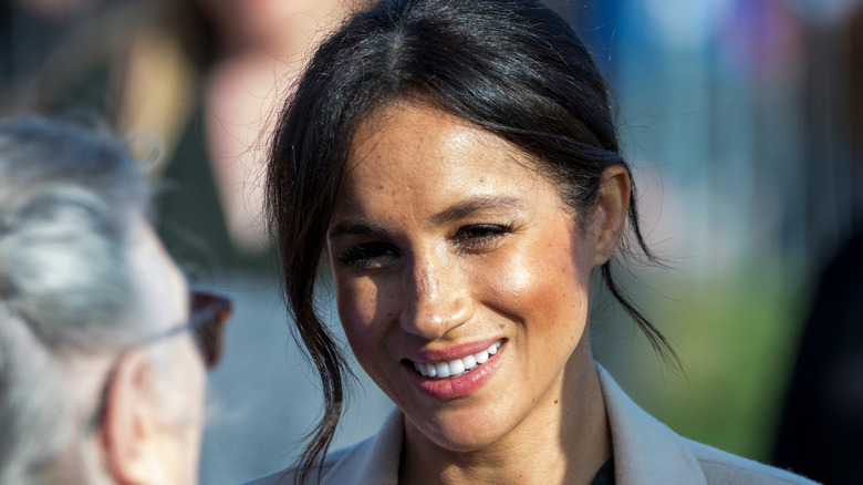 Meghan Markle smiling