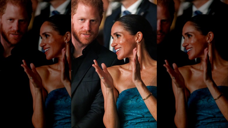 Meghan Markle and Prince Harry at an event