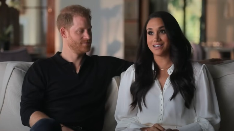 Prince Harry and Meghan Markle in their Netflix docuseries "Harry & Meghan"