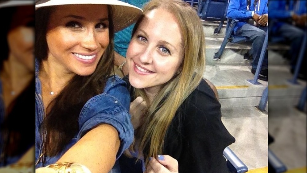 Meghan Markle with Lindsay Jill Roth smiling in selfie