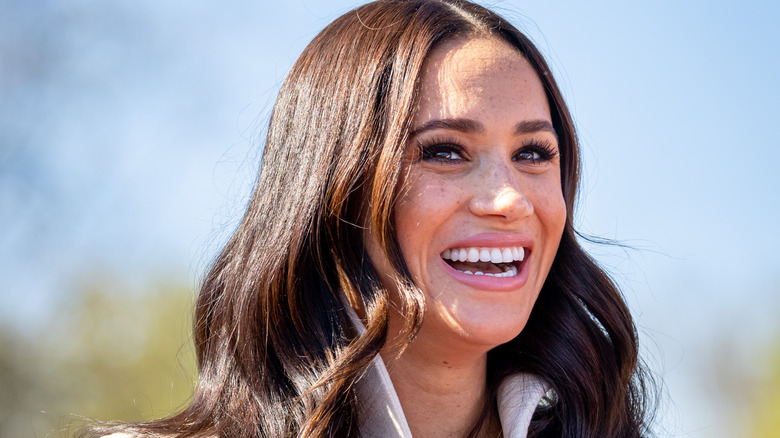 Meghan Markle smiling