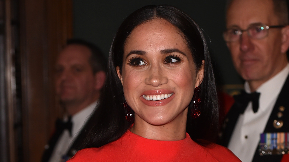 Meghan Markle smiling