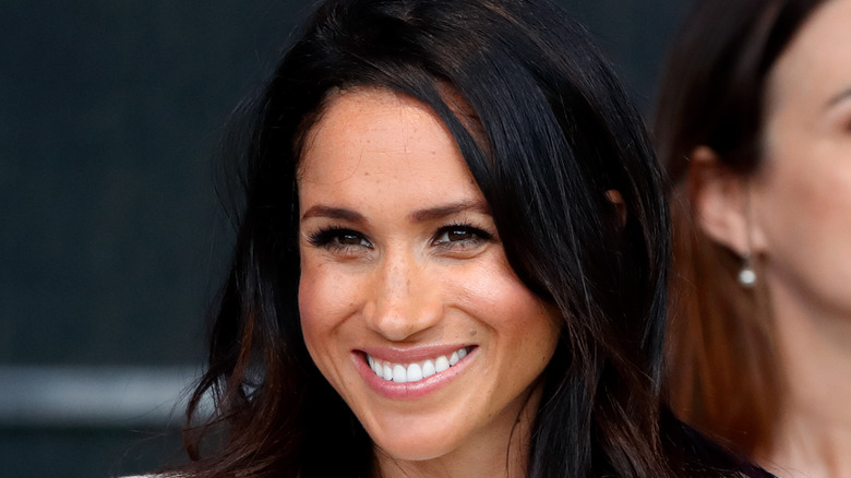 Meghan Markle smiling