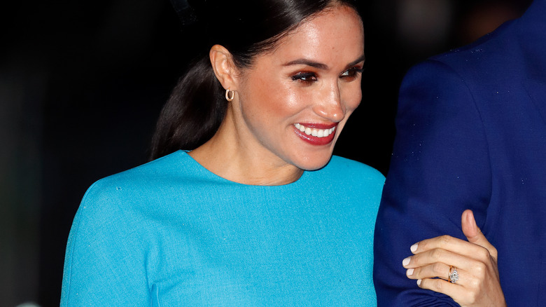 Meghan Markle smiling