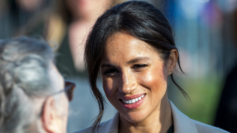 Meghan Markle smiling