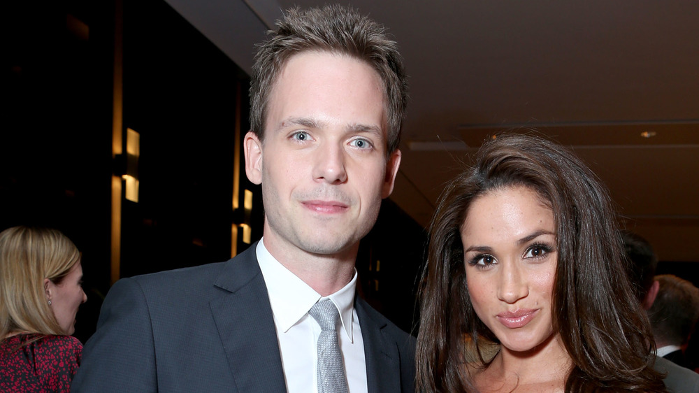 Meghan Markle and Patrick J. Adams