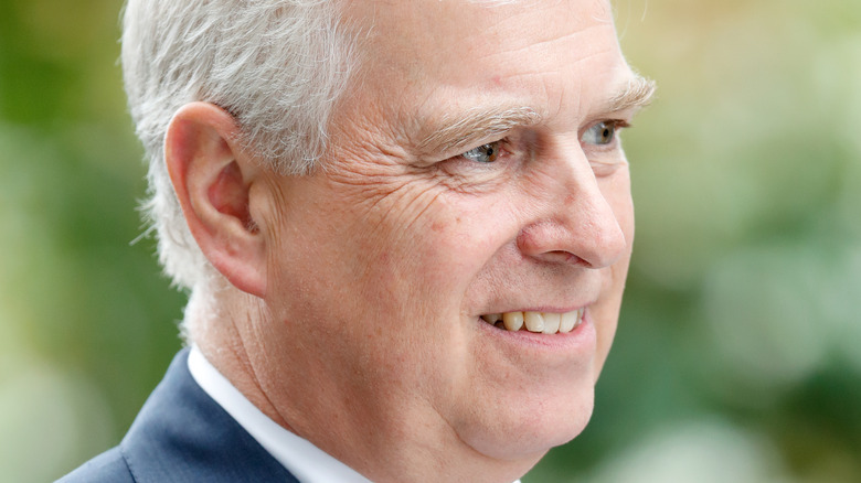 Prince Andrew smiling