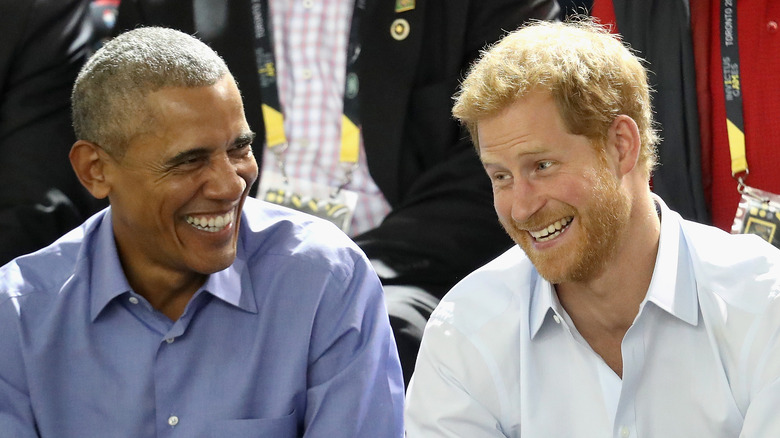 Former President Obama and Prince Harry