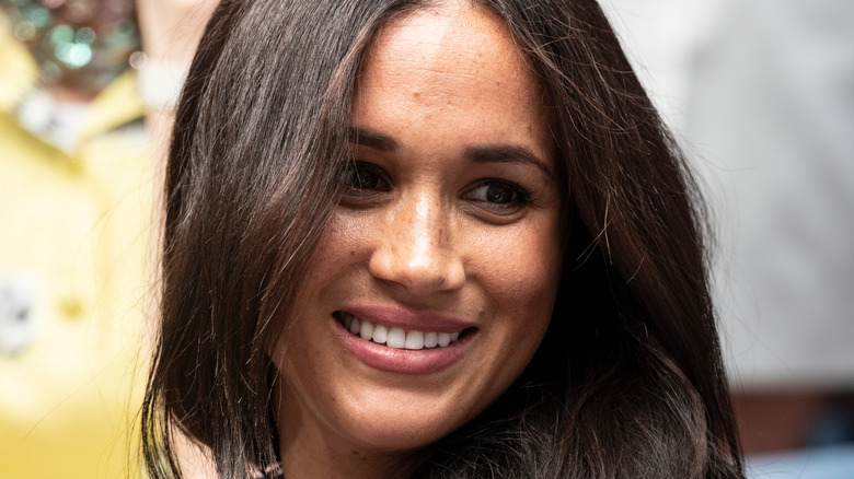 Meghan Markle smiling