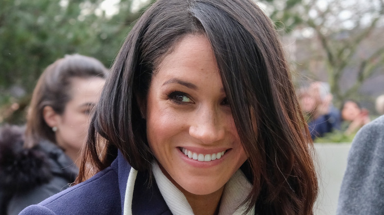 Meghan Markle smiling