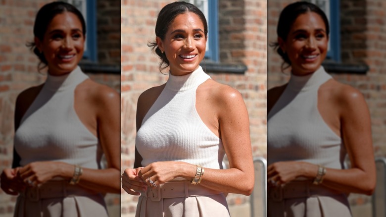 Meghan Markle smiling