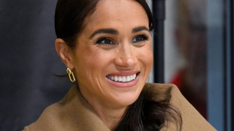 Meghan Markle smiling