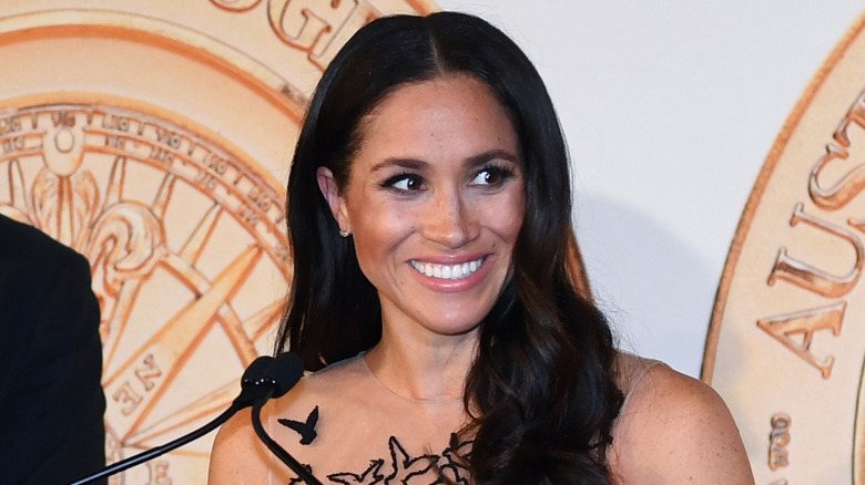 Meghan Markle smiling