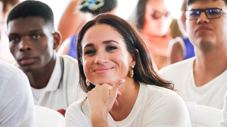 Meghan Markle smiling