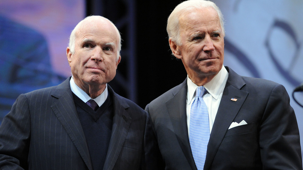 John McCain and Joe Biden in 2017