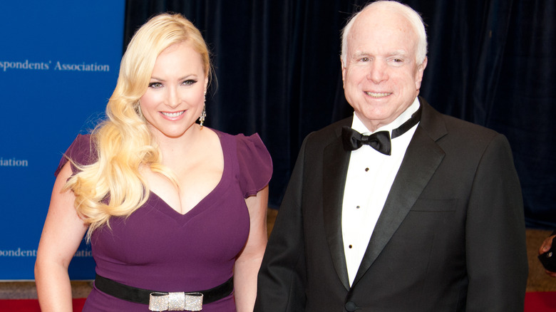 Meghan and John McCain at correspondents dinner