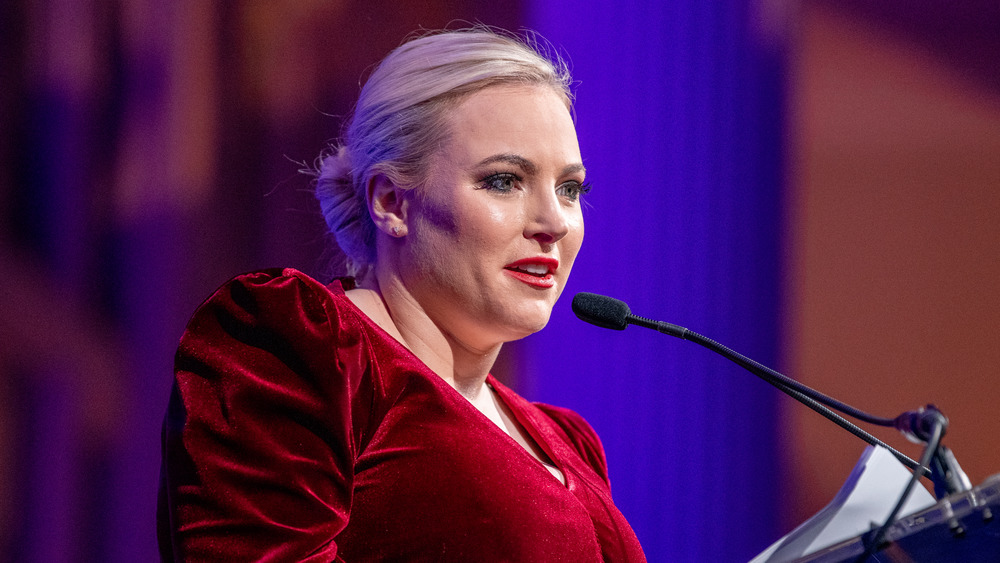 Meghan McCain giving speech