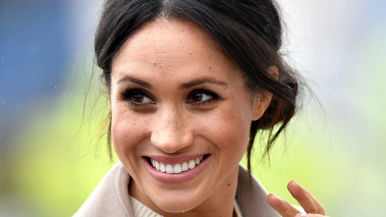 Meghan Markle smiling