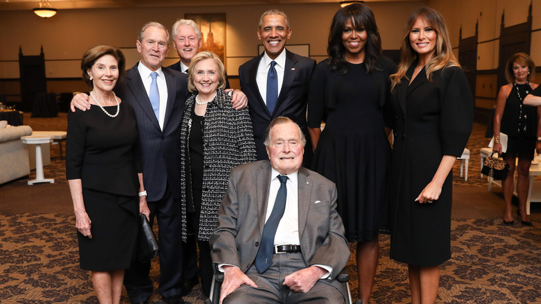 Bushes, Clintons, Obamas and Melania Trump