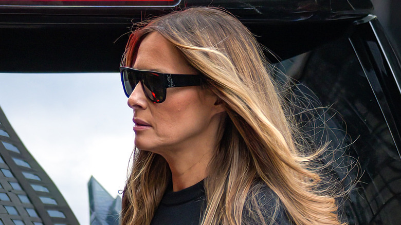 Melania Trump wearing sunglasses