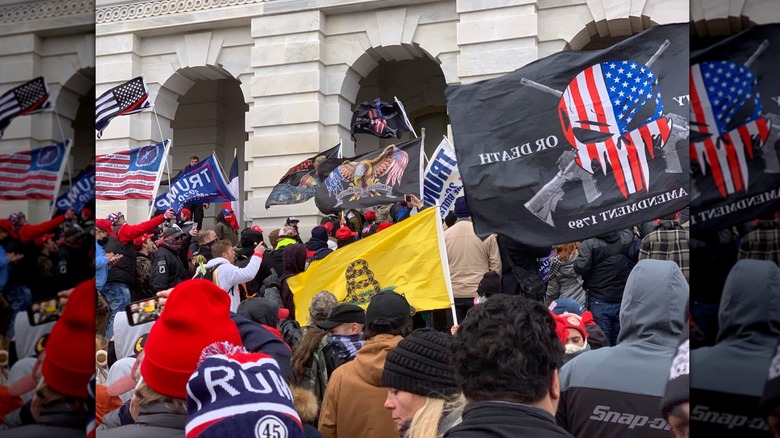 Trump supporters rioting at U.S. Capitol