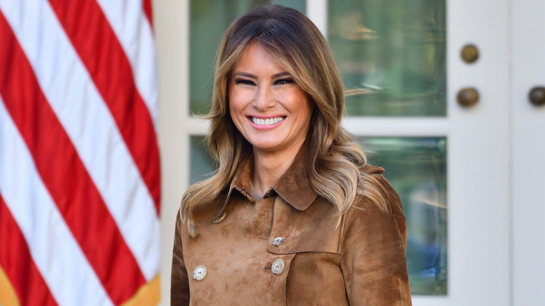 Melania Trump smiling