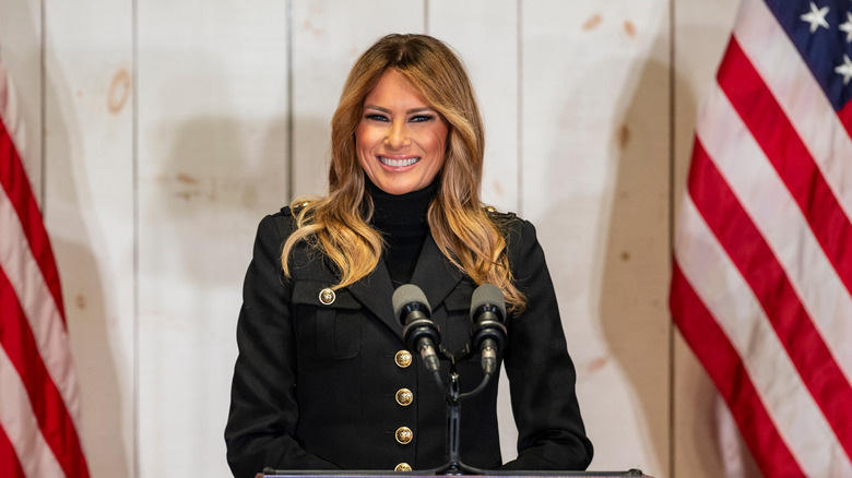 Melania Trump smiling 