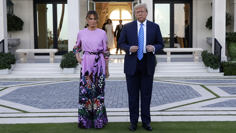 Melania Trump's Floral Fashion Faux Pas Marks Rare Misstep For Former ...