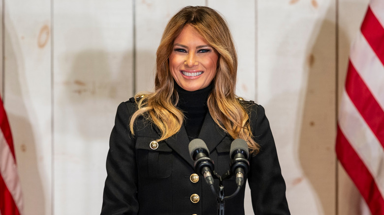 Melania Trump smiling