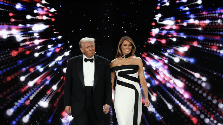 President Trump and Melania Trump at the Inaugural Ball on January 20, 2025