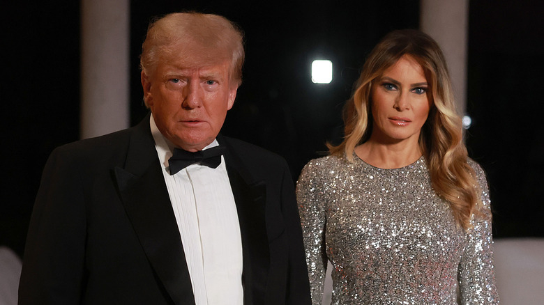 Donald and Melania Trump at an event