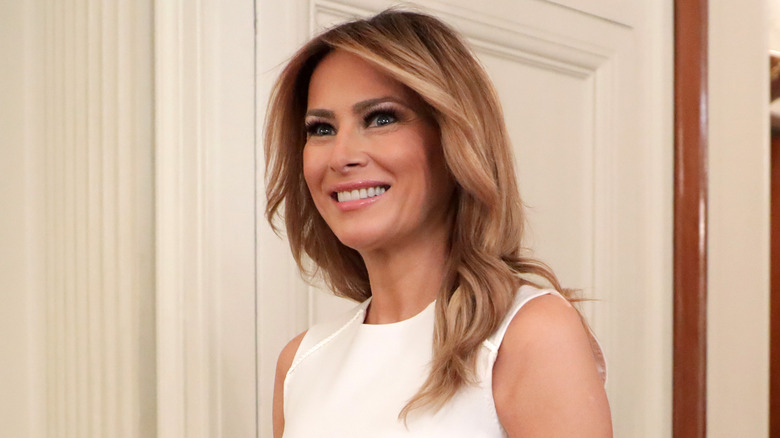 Melania Trump smiling