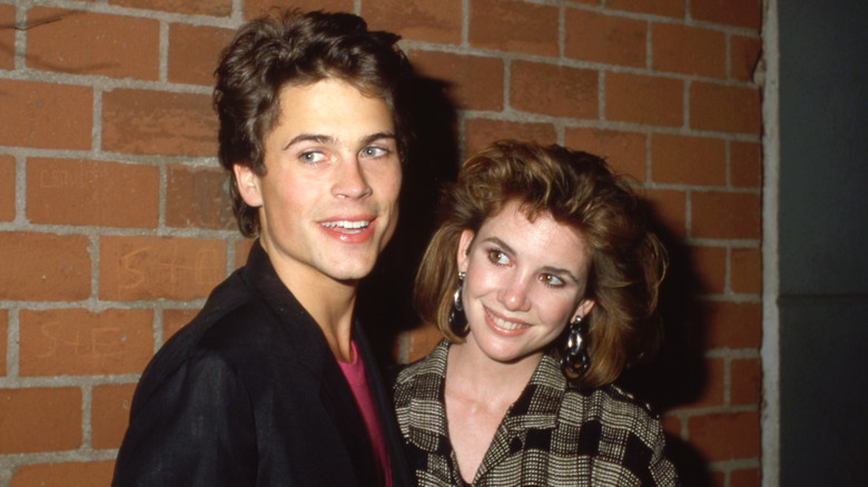 Rob Lowe with Melissa Gilbert