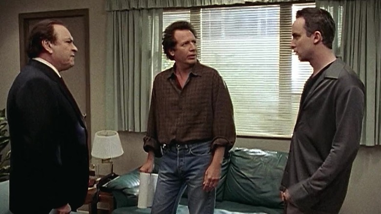 A scene from "Larry Sanders"