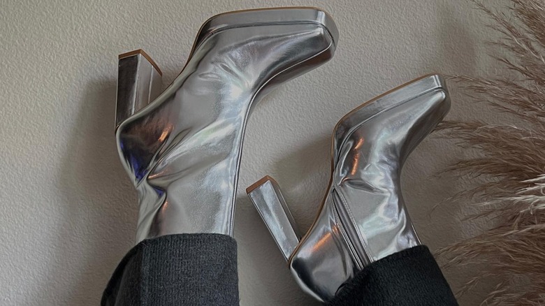 Metallic Accessories Will Always Shine - Extend The Trend To Your Heels