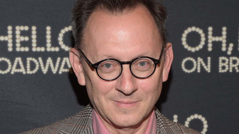 Michael Emerson smiling for press