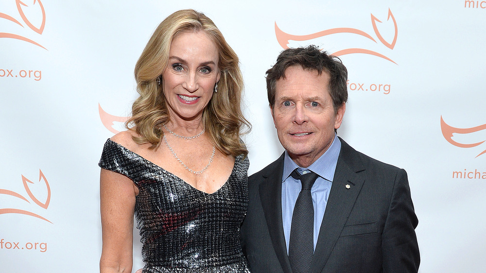 Michael J. Fox and wife Tracy Pollan