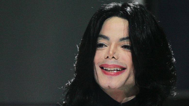 Michael Jackson smiling