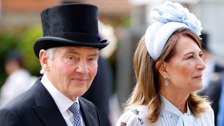 Michael Middleton Carole Middleton smiling