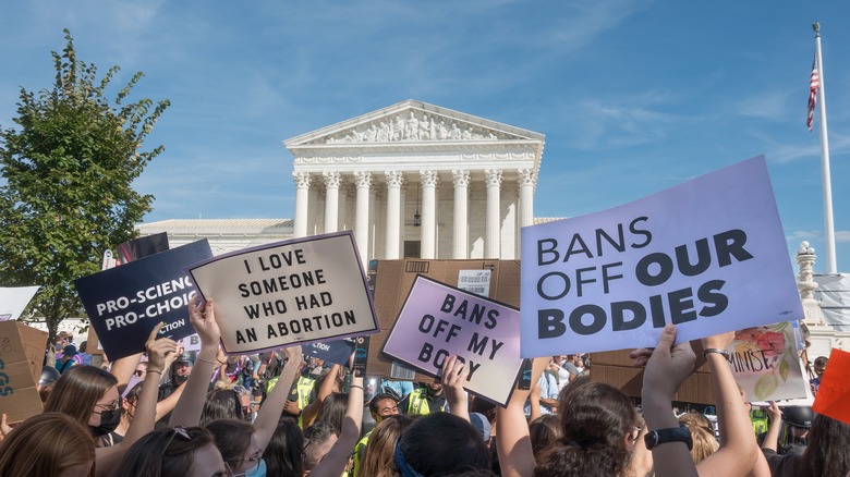 A protest for reproductive rights in Washington 