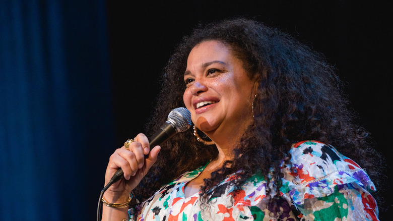 Michelle Buteau performing  