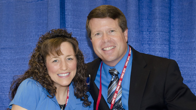 Jim Bob and Michelle Duggar on stage