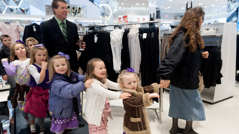 Duggar family shopping for clothes