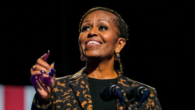 Michelle Obama Speaking at an event