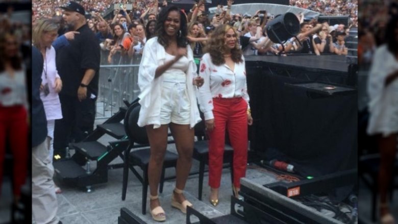 Michelle Obama at July 2018 Beyonce and Jay-Z concert