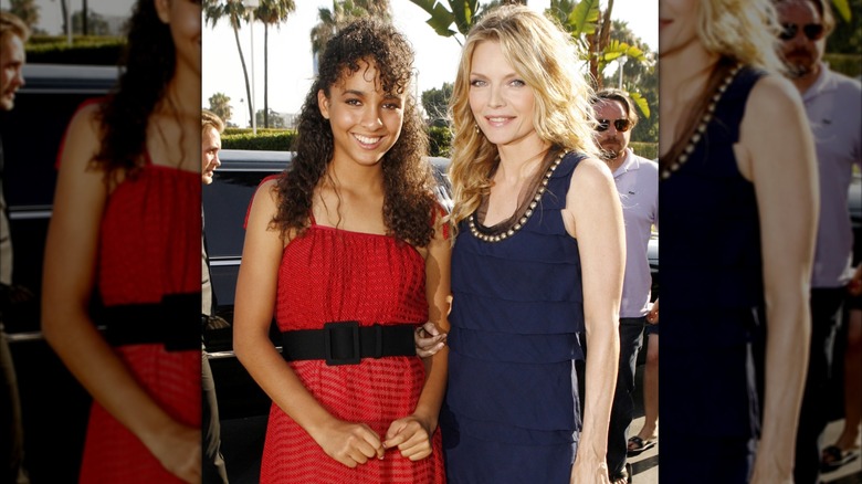 Claudia Pfeiffer and Michelle Pfeiffer at the "Stardust" premiere