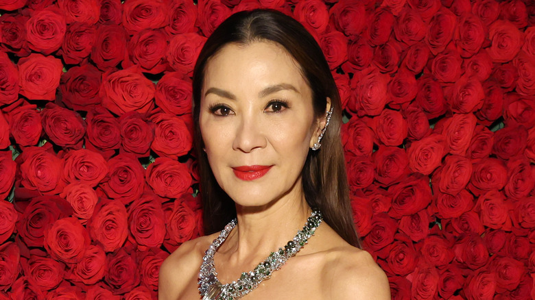 Michelle Yeoh on the red carpet 