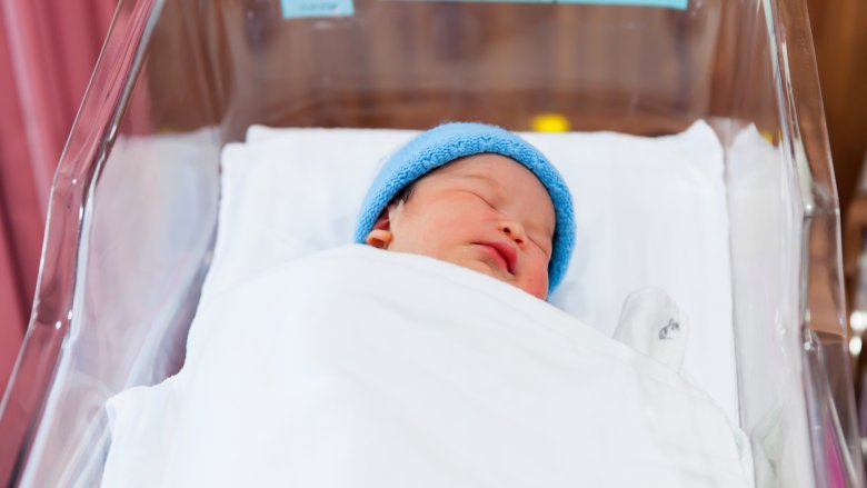 Newborn baby in hospital