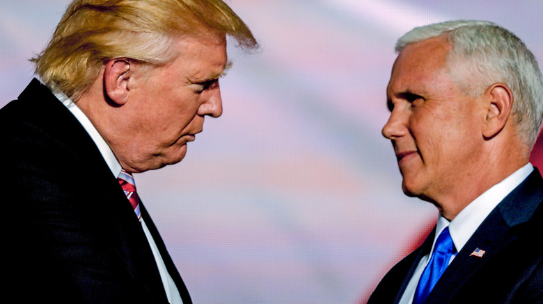 Former President Donald Trump and former Vice President Mike Pence