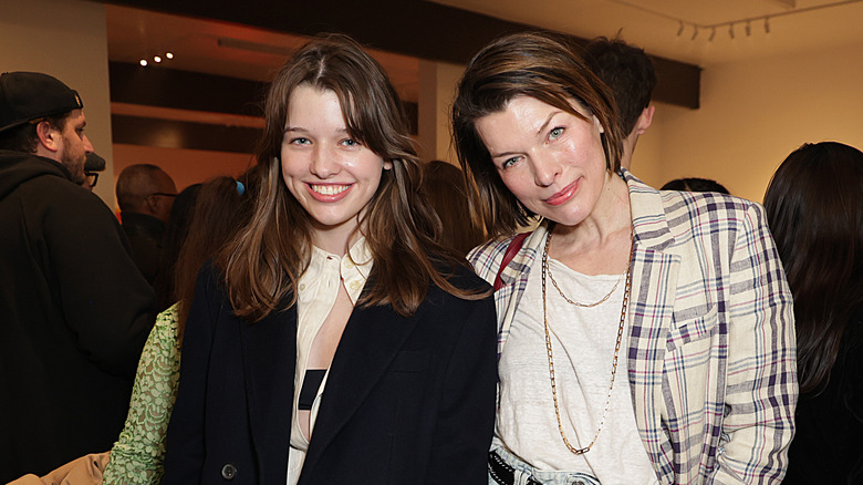 Ever Anderson and Milla Jovovich